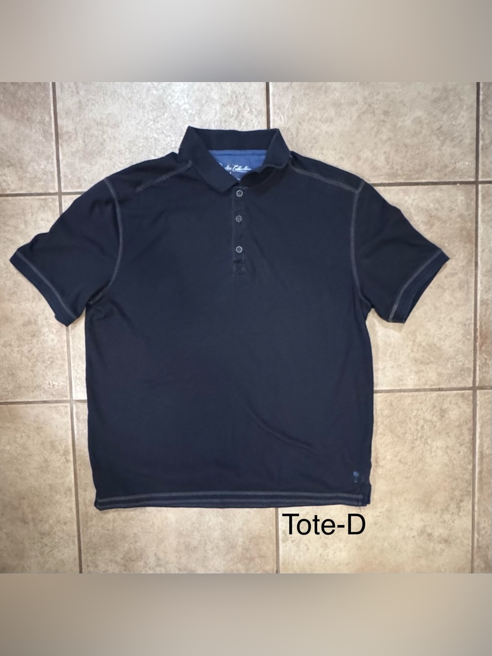 Paradise collection Men’s Classic Navy Short-Sleeve Polo Shirt